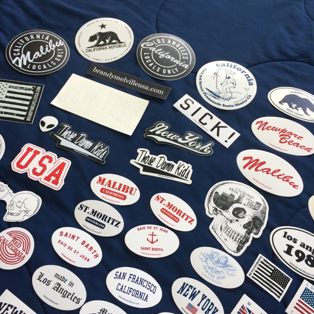10 Brandy Melville Stickers - Picture 4 of 5